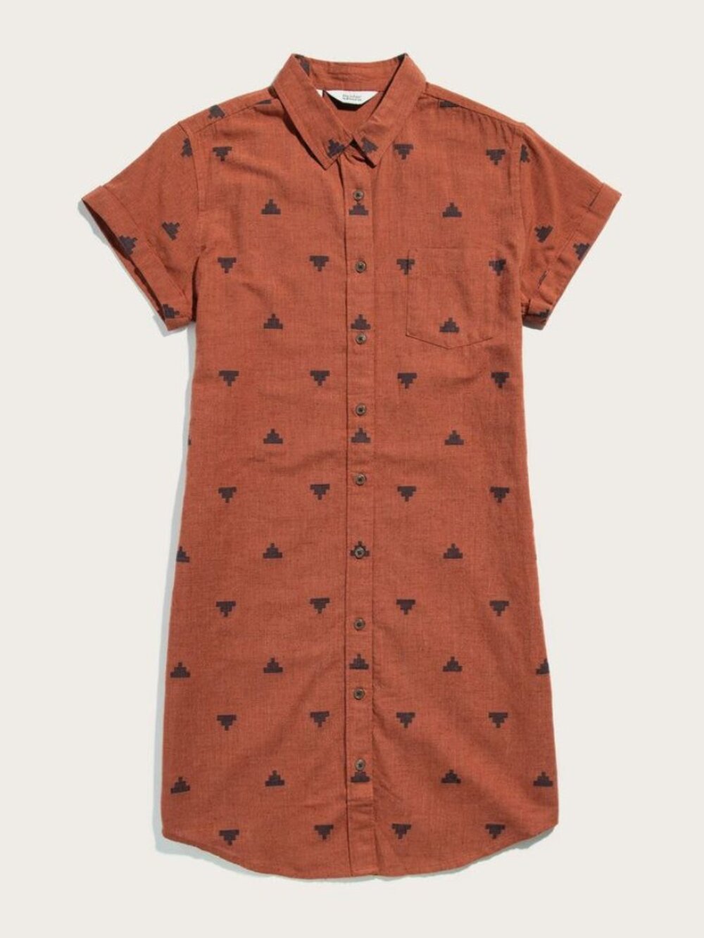 Bridge & Burn Loren Shirt Dress Size M Cotton Button Front Casual Dress